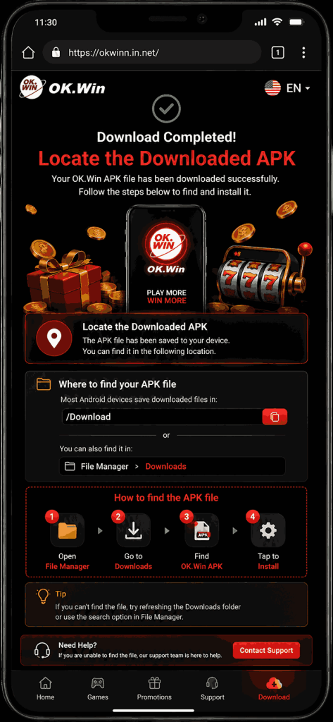 ok win app