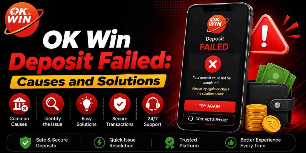 OK Win Deposit Failed