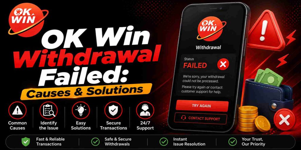 OK Win Withdrawal Failed